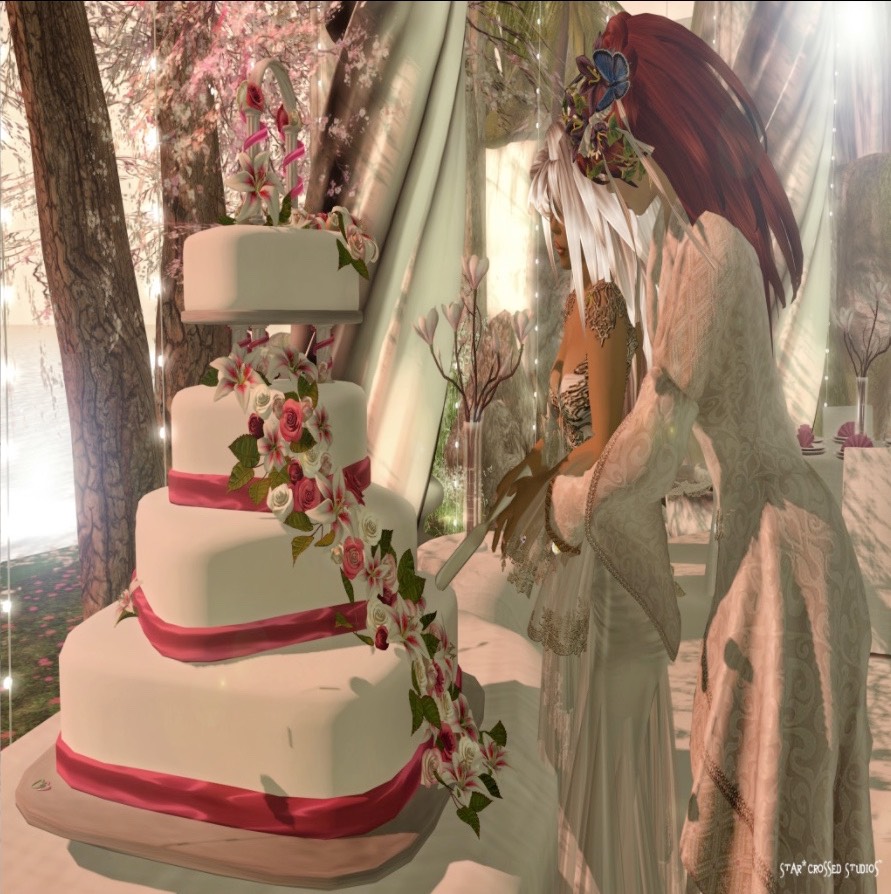 (9) Ashra & Kiee Wedding Cake